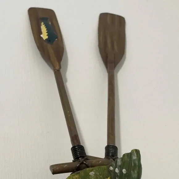 Vintage Fish With Oars Christmas Ornament - Picture 10 of 11